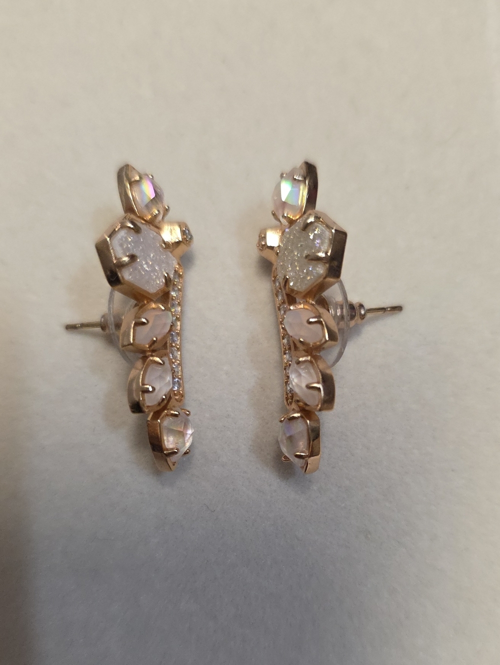 Kendra Scott Madison Ear Climbers in rose gold